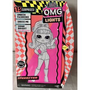 L.O.L. Surprise! O.M.G. Lights Speedster Fashion Doll‎ w/15 Surprises 2020
